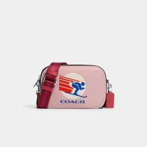 Coach Mini Jamie Camera Bag With Ski Speed Graphic
